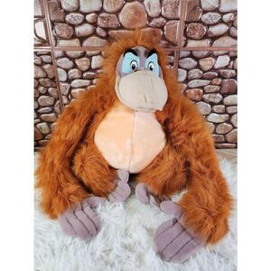 Vintage Walt Disney King Louie Jungle Book Plush Stuffed Animal 15” Orangutan #B